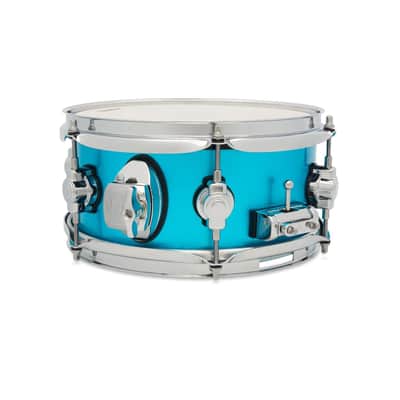 DW DWe Electronic/Acoustic Snare Drum 10x5 Laser Blue Metallic image 2