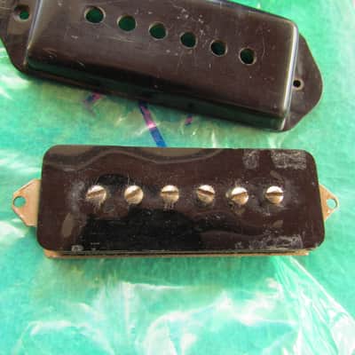 Vintage Gibson P-90 Pickup With Cover 40's/50's Era Gibson P-90 Full Output 7.16K Ohms Great Vintage Gibson P-90 PU W/Cover image 3