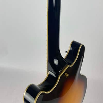 Washburn HB-35 TS 2012 - Sunburst ES style with serious upgrades, and Original Washburn Hardshell case. image 13