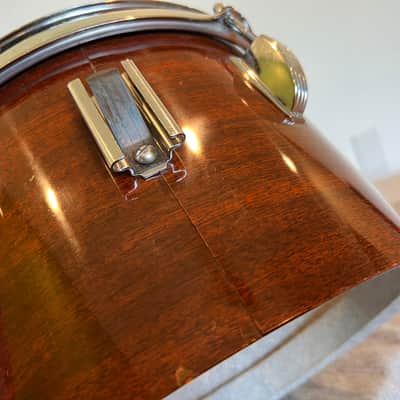 Ludwig Concert Toms 8/10/12 Mahogany Cortex image 12