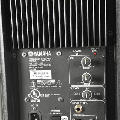 Yamaha MSR400 2-Way 12-inch Powered Loudspeaker (PAIR) CG004B4 Bild 11