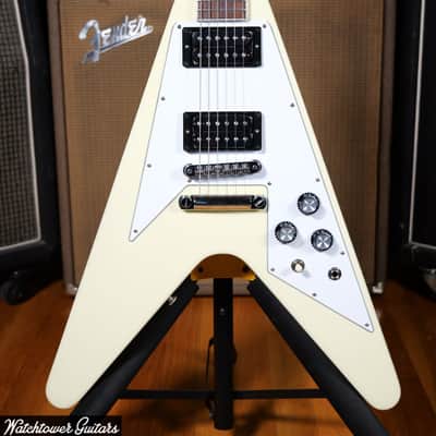 2023 Gibson Flying V 70s Reissue Classic White image 1