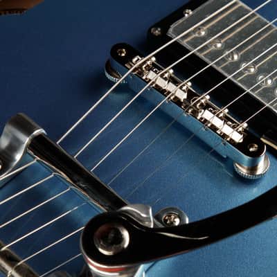 2024 - Collings I-35 LC Deluxe Custom Inlay/ThroBaks/Bigsby - Pelham Blue (Pre-Owned) #232109 image 21