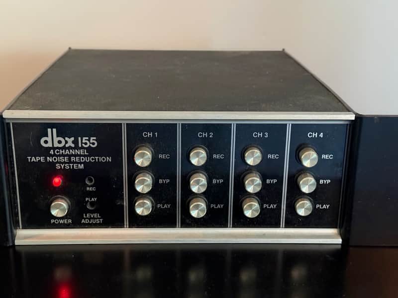 dbx 155 4-Channel Type I Noise Reduction 1970s - Black image 1