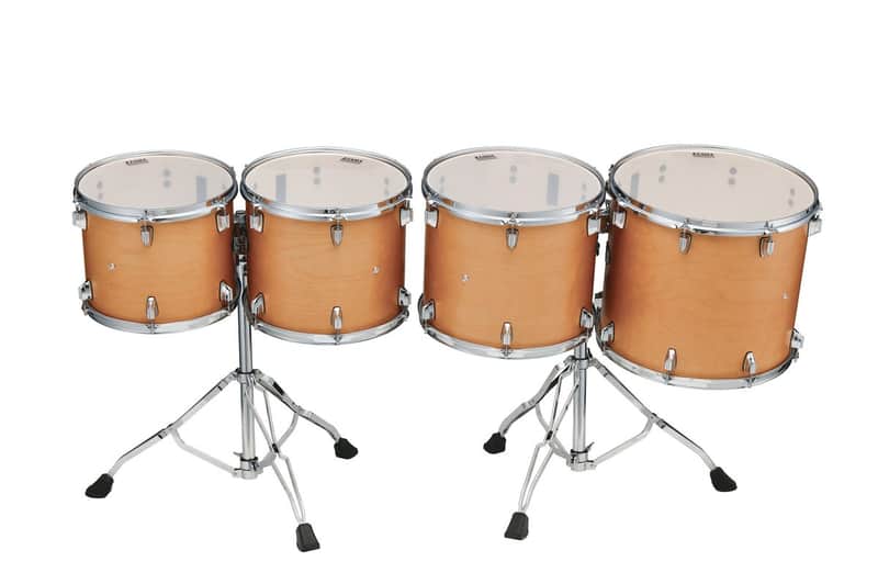 Tama CCLT4H-VAM High-Pitched Concert Tom Set 4 pcs. - Vintage Antique Maple/Chrome HW image 1