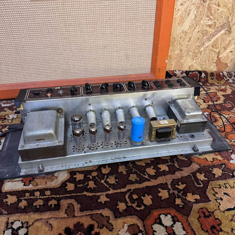 Vintage 1962 Vox AC30 Copper 'Haddon' Valve Amplifier Head Combo Chassis *1960s* - Very Good