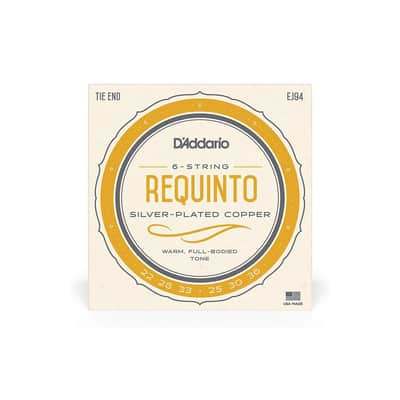 D'Addario EJ94 Silver Plated Copper 6-String Requinto Strings - .022-.036 image 1
