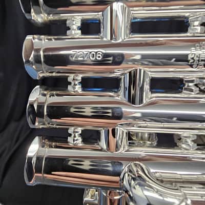 Schilke E3L-4 Traditional Custom Series 4-Valve Eb Trumpet with Tuning Bell - Silver Plated 2026 w/ case image 5