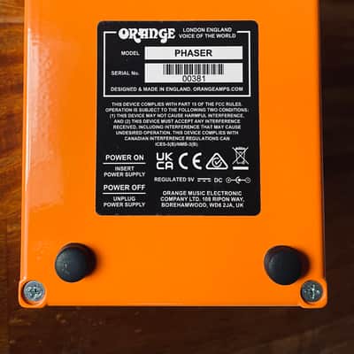 Orange Phaser Pedal image 3