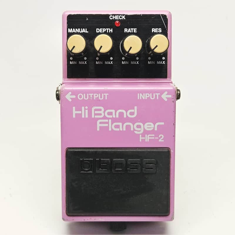 used Boss HF-2 Hi Band Flanger Green Label Made In Japan, Very Good Condition image 1