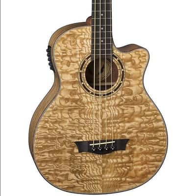 Dean Exotica Quilt Ash Acoustic Bass w/ Aphex Electronics EQABA-GN image 14