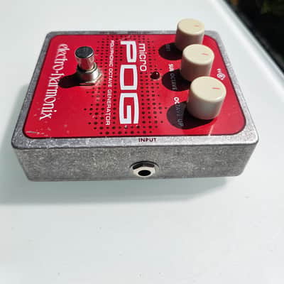 Electro-Harmonix Micro POG Polyphonic Octave Generator 2007 - Present - Red / Gray image 2