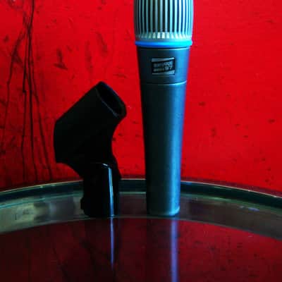 Vintage 1990's Shure BETA 57 Supercardioid Dynamic Microphone Low Z U.S.A w accessories SM57 SM58 Guns & Roses image 12