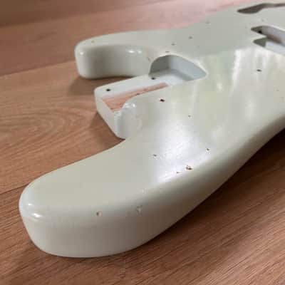 Fender (MJT) Precision Bass Body (2025) - Vintage Aged Faded Sonic Blue image 12