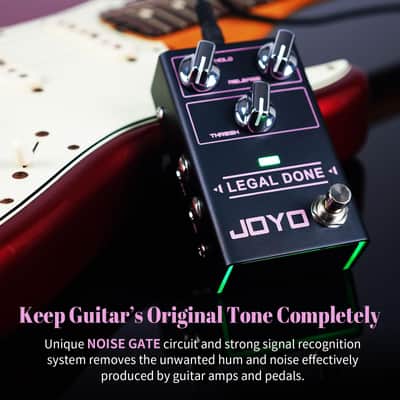 Joyo R-23 LEGAL DONE Noise Gate Pedal Noise Suppressor Guitar Pedal Noise Killer and Reduction Hum for Electric Guitar 4 Cable Method image 6