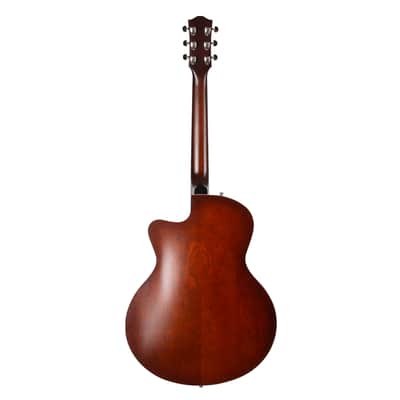 Godin 5th Ave Uptown T-Armond Havana Burst Hollow Body Electric Guitar image 3