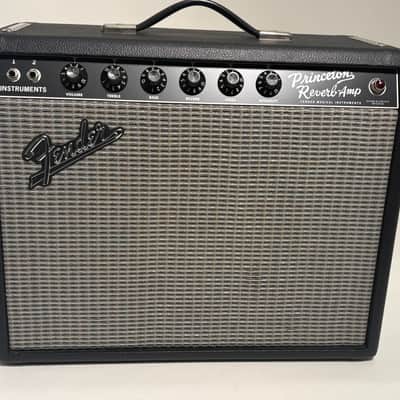 Fender '65 Princeton Reverb Reissue 12-Watt 1x10" Guitar Amp Combo Black image 1