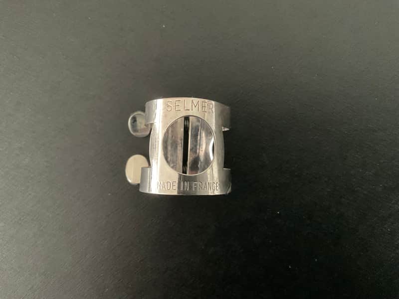 SELMER CLARINET LIGATURE SELMER LIGATURE FOR CLARINET Undetermined. VINTAGE - Silver Plated image 1