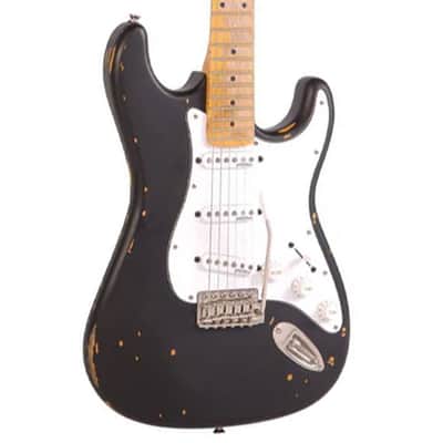 Vintage Icon Series V6 Distressed SSS - Boulevard Black - Open Box image 1
