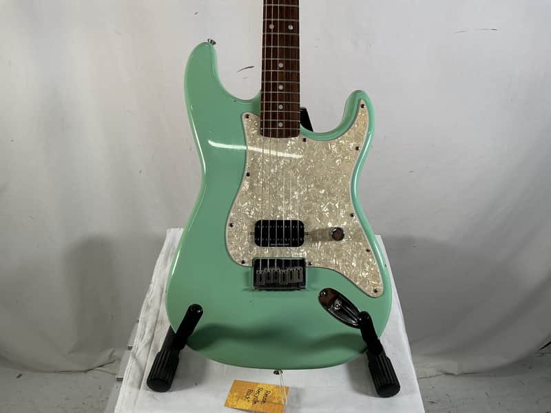 Squier Tom Delonge Stratocaster 2002 - Seafoam Green/Teal - w/ Gig Bag and Mod image 1