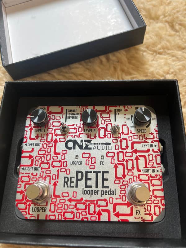 CNZ Audio Re-Pete Stereo Looper 2010s - White Graphic image 1