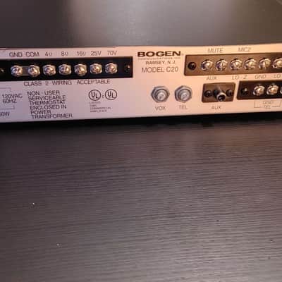 Bogen C20 Commercial Mixer Amplifier image 10