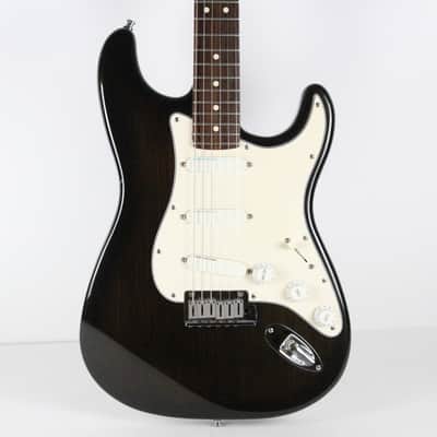 RARE 1990 Vintage Fender Stratocaster Plus Deluxe Translucent Black E9 Series Wilkinson Nut USA image 8