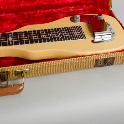 Fender Champion Lap Steel Electric Guitar (1952), ser. #3502, original tweed hard shell case. image 12