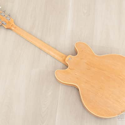 1990 Epiphone Casino Natural Near-Mint, Pre-Elitist Revolution w/ Case & Hangtag, Japan Terada image 14