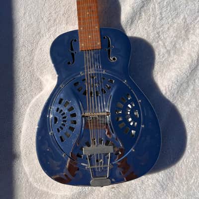 Dobro 10 string resonophonic guitar mid 70's - chrome image 14