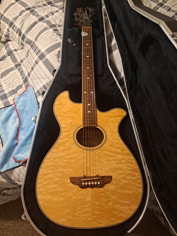 B.C. Rich EAGLE ACOUSTIC SERIES 2002 - Flame Mapel image 1