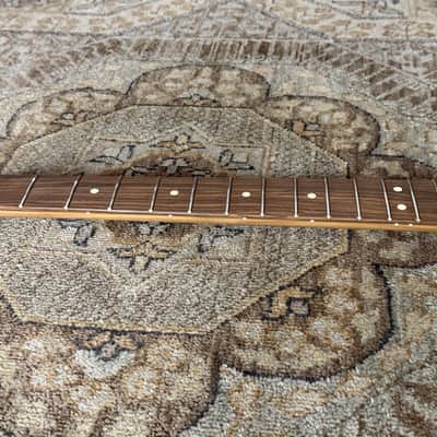 Fender Roasted Maple Stratocaster Neck, 21 Narrow Tall Frets, 9.5", C Shape image 8