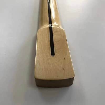 4 String Bass Fretless Maple Wood Neck, Tree of Life White Pearl Inlay image 4