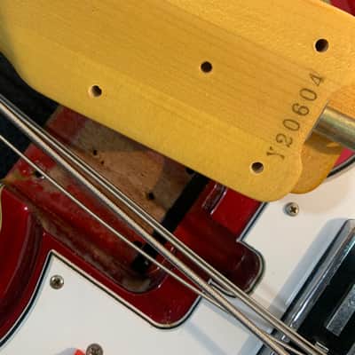 Teisco SPB-200 Spectrum Bass MIJ 2000 Metallic Red Short Scale 30' Japan w/ Bag image 18