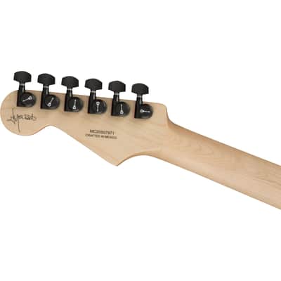 Charvel Jim Root Signature Pro-Mod San Dimas Style 1 HH FR E Ebony Satin White image 6