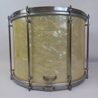 Ludwig 12x16" 30s WMP 3Ply African Mahogany Snare/Tom Drum Marching Vintage image 4