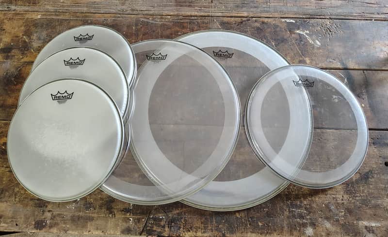 6 Remo Drum heads image 1