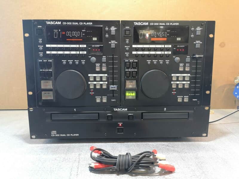 TASCAM CD-302 Dual CD Player- DJ Tool - Great Used Condition