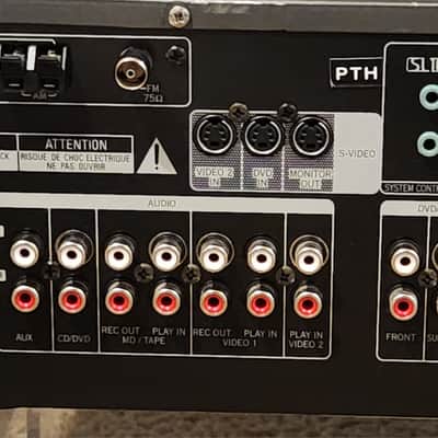 Kenwood Kenwood VR-716 A/V receiver with Dolby Digital EX, DTS and Pro Logic II 2003 - Grey metal image 6