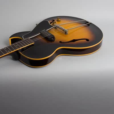 Gibson  ES-225 Thinline Hollow Body Electric Guitar (1955), ser. #W2880-35, original brown hard shell case. image 7