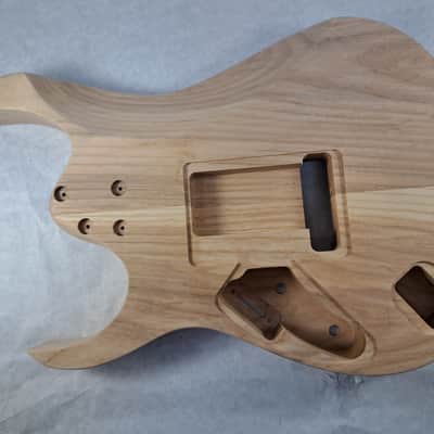 Unfinished Ash HxH 7 string Jem body Fits Ibanez 7 string UV Necks - J2461 image 3
