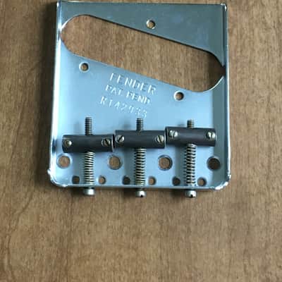 Fender 50s Reissue Custom Shop  Tele Ashtray Bridge NOS Relic USA Brass Saddles image 1