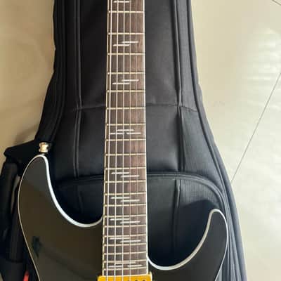 Schecter Reaper-6 Custom 2023 - Gloss Black with Bareknuckle Juggernaut pickups image 8
