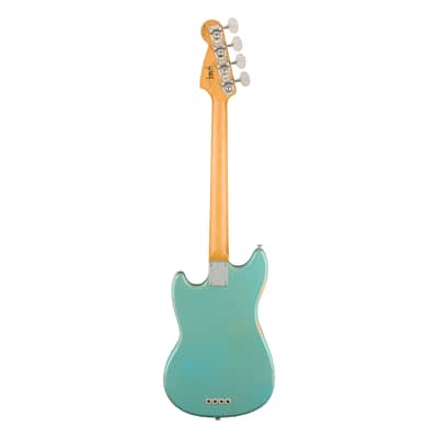 Fender JMJ Road Worn Mustang Bass - Faded Daphne Blue w/ Rosewood FB image 8