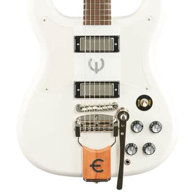 Epiphone Crestwood Custom Guitar 2 Pro Mini Humbuckers Polaris White image 3