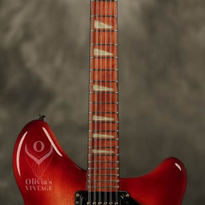 1995 Rickenbacker 360/12 string BT Fireglo w/BLACK hardware + binding!!! image 4