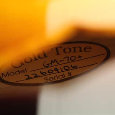 DEMO Gold Tone Mastertone GM-70+ - Tobacco Sunburst (106) image 7