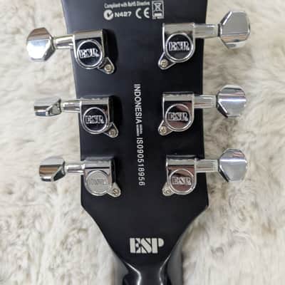 LTD ESP EC-50 Single Cutaway Electric Guitar in a Black Finish with gig Bag image 6