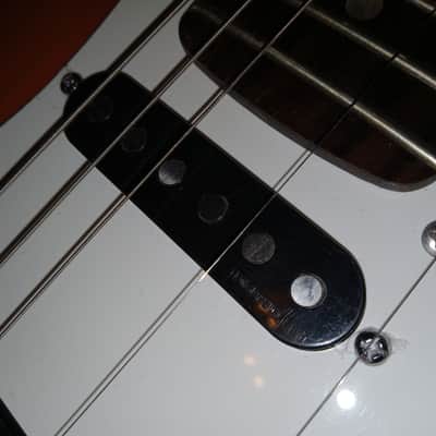 Pignose Electric Guitar w Seymour Duncan Dimarzio Pups Sunburst Stratocaster Satriani image 5