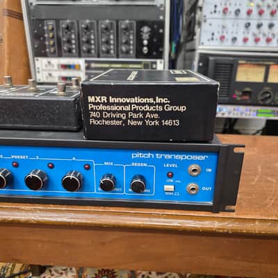 MXR MX 129 Pitch Transposer Blueface w Preset Remote Switch 1970s image 2
